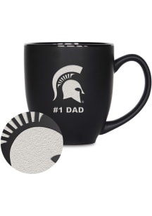 Michigan State Spartans 15oz #1 Dad Bistro Ceramic Mug - Black