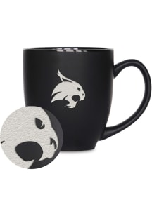 Texas State Bobcats 15oz Bistro Ceramic Mug - Black
