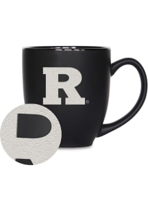 Rutgers Scarlet Knights 15oz Bistro Ceramic Mug - Black