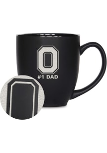 Ohio State Buckeyes 15oz #1 Dad Bistro Ceramic Mug - Black