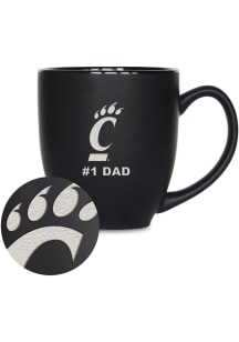 Cincinnati Bearcats 15oz #1 Dad Bistro Ceramic Mug - Black
