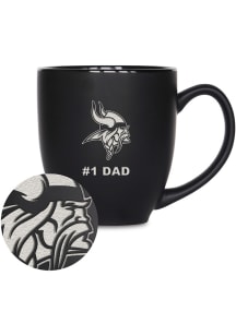 Minnesota Vikings 15oz #1 Dad Bistro Ceramic Mug - Black