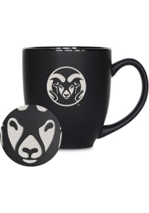 Colorado State Rams 15oz Bistro Ceramic Mug - Black