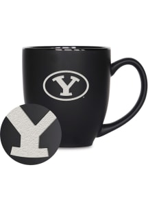 BYU Cougars 15oz Bistro Ceramic Mug - Black