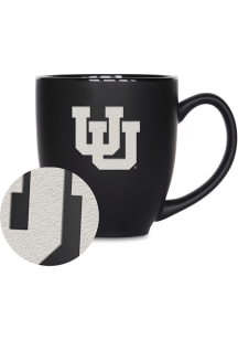 Utah Utes 15oz Bistro Ceramic Mug - Black