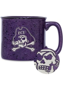 East Carolina Pirates 12oz Campfire Ceramic Mug - Purple