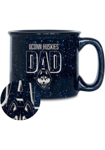 UConn Huskies 12oz Dad Campfire Ceramic Mug - Navy Blue