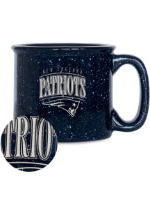 New England Patriots Tribute 12oz Campfire Ceramic Mug - Navy Blue