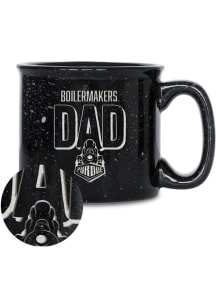 Purdue Boilermakers 12oz Dad Campfire Ceramic Mug - Black