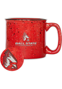 Ball State Cardinals 12oz Campfire Ceramic Mug - Red