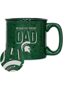 Michigan State Spartans 12oz Dad Campfire Ceramic Mug - Green
