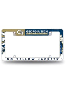 GA Tech Yellow Jackets All Over Chrome License Frame