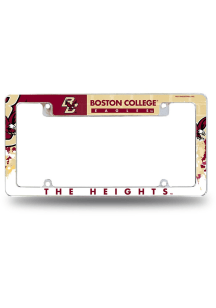 Boston College Eagles All Over Chrome License Frame