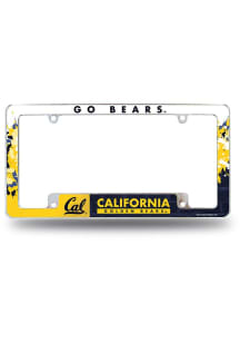 Cal Golden Bears All Over Chrome License Frame