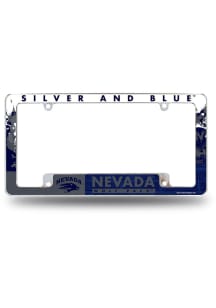 Nevada Wolf Pack All Over Chrome License Frame