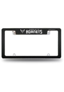 Charlotte Hornets All Over Carbon Fiber License Frame