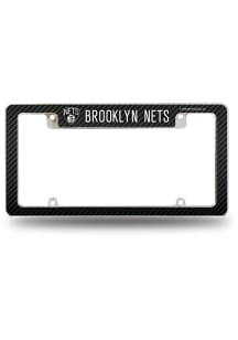 Brooklyn Nets All Over Carbon Fiber License Frame