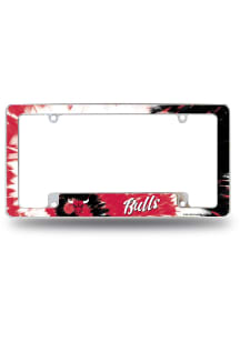 Chicago Bulls All Over Chrome Tie Dye License Frame