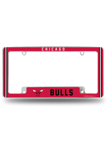 Chicago Bulls All Over Chrome License Frame