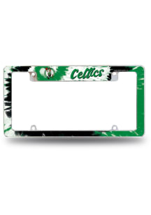 Boston Celtics All Over Chrome Tie Dye License Frame