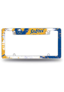 Buffalo Sabres All Over Chrome Tie Dye License Frame