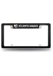 Atlanta Hawks All Over Carbon Fiber License Frame