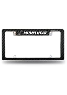 Miami Heat All Over Carbon Fiber License Frame