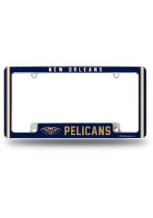 New Orleans Pelicans All Over Chrome License Frame