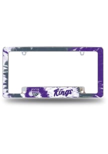 Sacramento Kings All Over Chrome Tie Dye License Frame