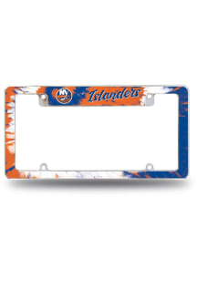 New York Islanders All Over Chrome Tie Dye License Frame