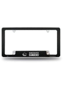 Vancouver Canucks All Over Carbon Fiber License Frame