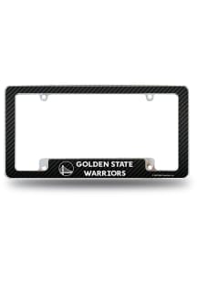 Golden State Warriors All Over Carbon Fiber License Frame