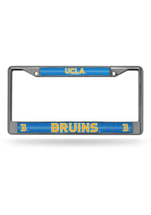 UCLA Bruins Glitter Chrome License Plate Frame - Silver