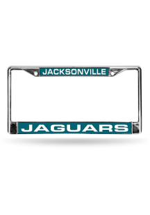 Jacksonville Jaguars Chrome License Plate Frame - Silver
