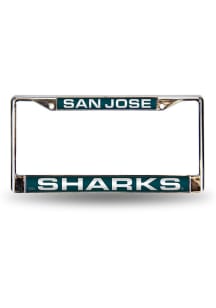 San Jose Sharks Chrome License Frame