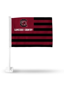 South Carolina Gamecocks Double Sided Car Flag - White