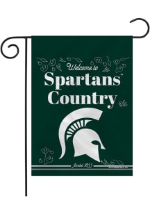 Michigan State Spartans 13x18 Garden Flag - White