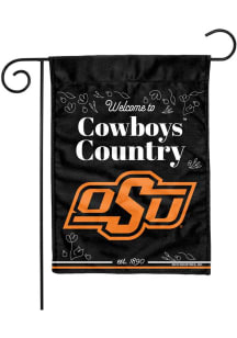Oklahoma State Cowboys 13x18 Garden Flag - White