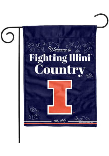 Illinois Fighting Illini 13x18 Garden Flag