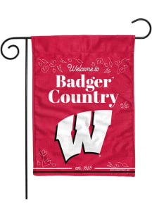Wisconsin Badgers 13x18 Garden Flag