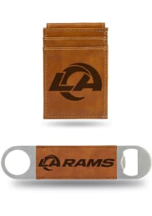 Los Angeles Rams Bar Blade and Front Pocket Wallet Mens Front Pocket Wallet and Bar Blade Set