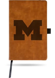Michigan Wolverines Brown Color Notebook and Folder - Brown