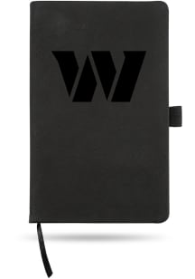 Washington Commanders Engraved Notebook and Folder - Black