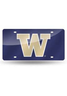 Washington Huskies Laser Cut Car Accessory License Plate