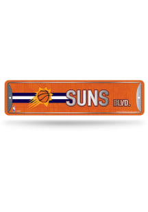 Phoenix Suns 4x15 Metal Street Sign - Silver