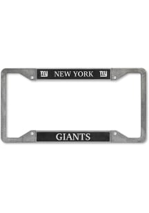 New York Giants Pewter License Plate Frame - Silver