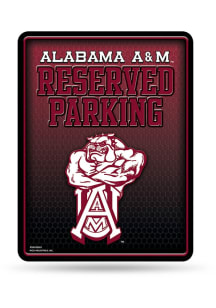 Alabama A&M Bulldogs Metal Parking Sign - Silver