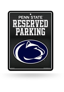 Penn State Nittany Lions Metal Parking Sign - Black