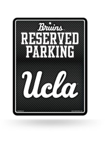 UCLA Bruins Metal Parking Sign - Black