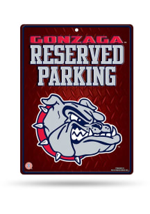 Gonzaga Bulldogs Metal Parking Sign - Silver